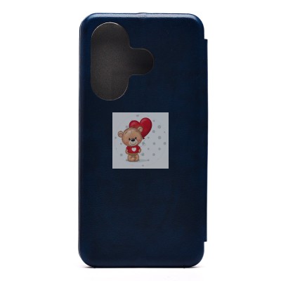 Чехол-книжка для Xiaomi Poco F6 (синий) - BC002