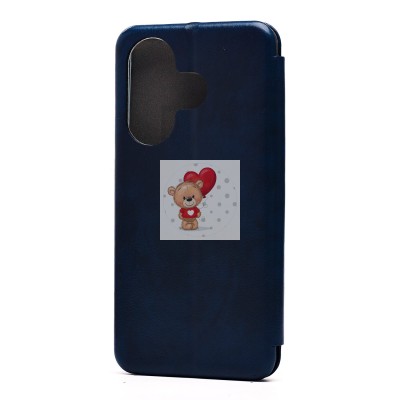 Чехол-книжка для Xiaomi Poco F6 (синий) - BC002