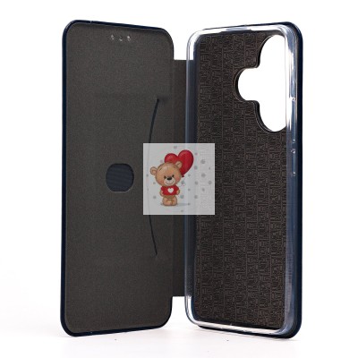 Чехол-книжка для Xiaomi Poco F6 (синий) - BC002