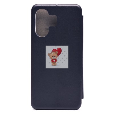 Чехол-книжка для Xiaomi Redmi 13C 5G (черный) - BC002