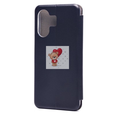 Чехол-книжка для Xiaomi Redmi 13C 5G (черный) - BC002