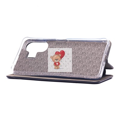 Чехол-книжка для Xiaomi Redmi 13C 5G (черный) - BC002