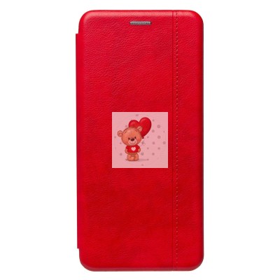 Чехол-книжка для Xiaomi Poco M6 5G (красный) - BC002