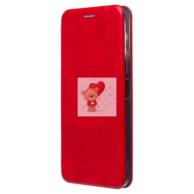 Чехол-книжка для Xiaomi Poco M6 5G (красный) - BC002