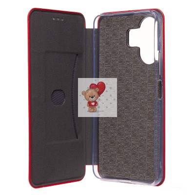 Чехол-книжка для Xiaomi Poco M6 5G (красный) - BC002