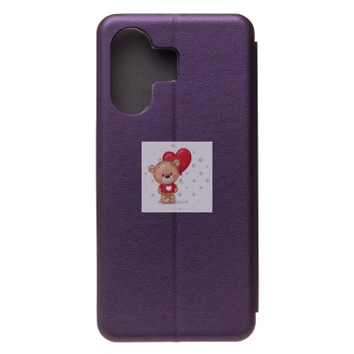 Чехол-книжка для Xiaomi Redmi 13C 5G (фиолетовый) - BC002