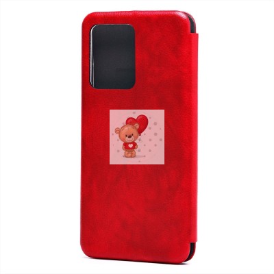 Чехол-книжка для Xiaomi Poco X5 Pro (красный) - BC002