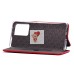 Чехол-книжка для Xiaomi Poco X5 Pro (красный) - BC002