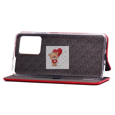 Чехол-книжка для Xiaomi Poco X5 (красный) - BC002 Чехол-книжка для Xiaomi Poco X5 (красный) - BC002