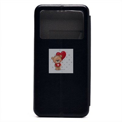 Чехол-книжка для Xiaomi Poco X6 5G (черный) - BC002