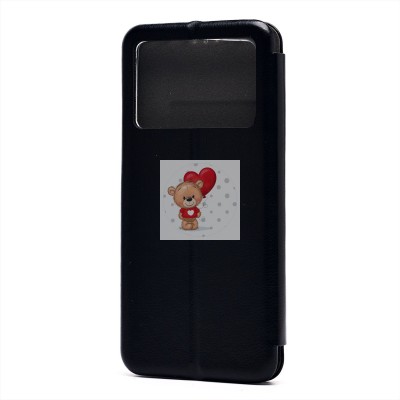 Чехол-книжка для Xiaomi Poco X6 5G (черный) - BC002