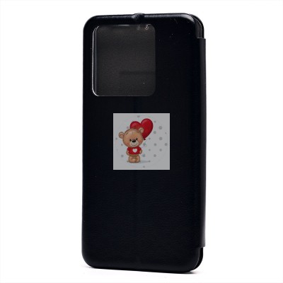 Чехол-книжка для Xiaomi Poco X6 Pro 5G (черный) - BC002