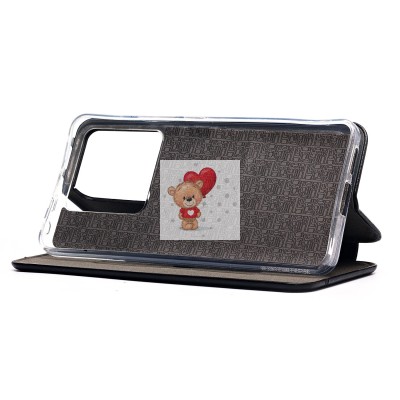 Чехол-книжка для Xiaomi Poco X6 Pro 5G (черный) - BC002