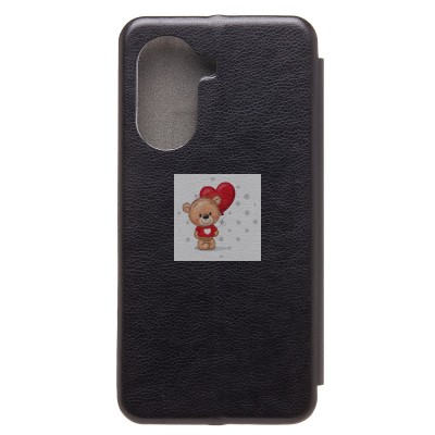 Чехол-книжка для Xiaomi Poco X7 Pro (черный) - BC002