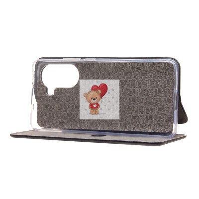 Чехол-книжка для Xiaomi Poco X7 Pro (черный) - BC002