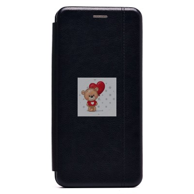 Чехол-книжка для Xiaomi Redmi 11A (черный) - BC002