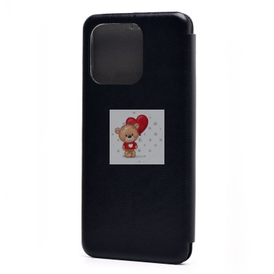 Чехол-книжка для Xiaomi Redmi 11A (черный) - BC002