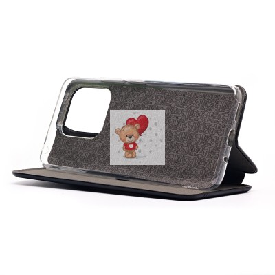 Чехол-книжка для Xiaomi Redmi 11A (черный) - BC002