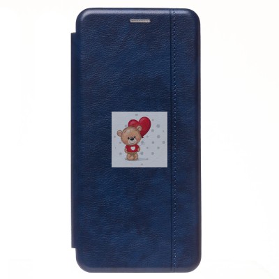 Чехол-книжка для Xiaomi Redmi 12 4G (синий) - BC002 Чехол-книжка для Xiaomi Redmi 12 4G (синий) - BC002