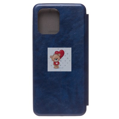 Чехол-книжка для Xiaomi Redmi 12 4G (синий) - BC002