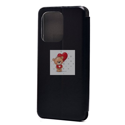 Чехол-книжка для Xiaomi Redmi 13 4G (черный) - BC002