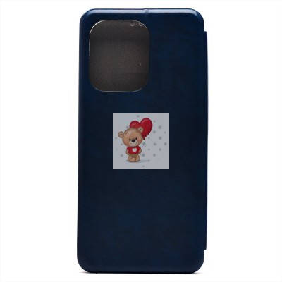 Чехол-книжка для Xiaomi Redmi 13 4G (синий) - BC002