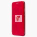 Чехол-книжка для Xiaomi Redmi 9 (красный) открытие вбок - BC002