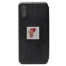 Чехол-книжка для Xiaomu Redmi 9i (черный) открытие вбок - BC002