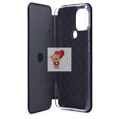 Чехол-книжка для Xiaomi Redmi A1+ (черный) - BC002