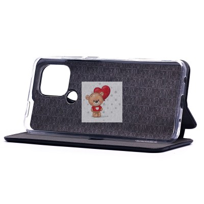 Чехол-книжка для Xiaomi Redmi A1+ (черный) - BC002