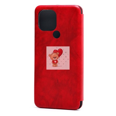 Чехол-книжка для Xiaomi Redmi A1+ (красный) - BC002