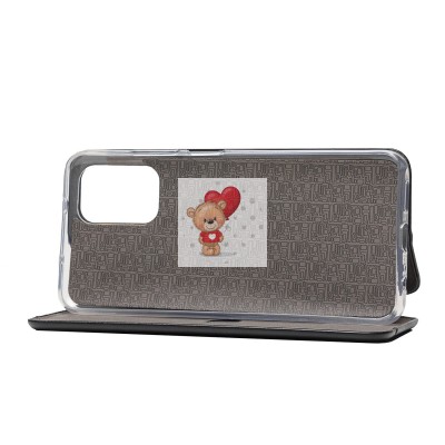 Чехол-книжка для Xiaomi Redmi Note 10S открытие вбок (черный) - BC002 Чехол-книжка для Xiaomi Redmi Note 10S открытие вбок (черный) - BC002