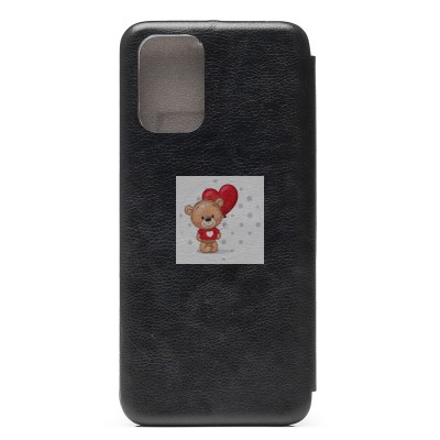 Чехол-книжка для Redmi Note 10S открытие вбок (черный) - BC002 Чехол-книжка для Redmi Note 10S открытие вбок (черный) - BC002