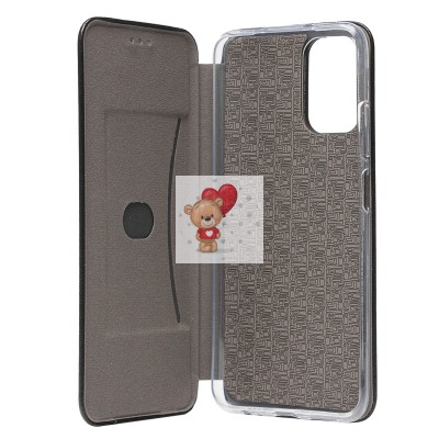 Чехол-книжка для Redmi Note 10S открытие вбок (черный) - BC002 Чехол-книжка для Redmi Note 10S открытие вбок (черный) - BC002