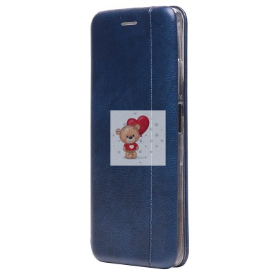 Чехол-книжка для Redmi Note 11S 4G открытие вбок (синий) - BC002