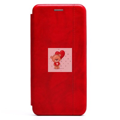 Чехол-книжка для Xiaomi Redmi Note 11 Pro 4G Global открытие вбок (красный) - BC002