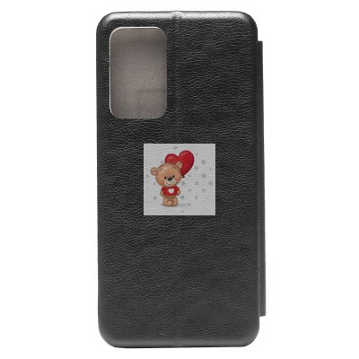 Чехол-книжка для Xiaomi Redmi Note 11 Pro CN открытие вбок (черный) - BC002