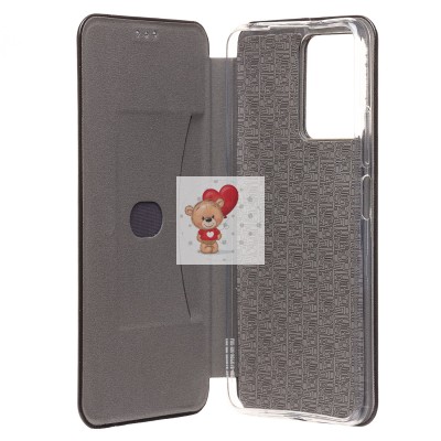 Чехол-книжка для Xiaomi Redmi Note 12 4G (черный) - BC002