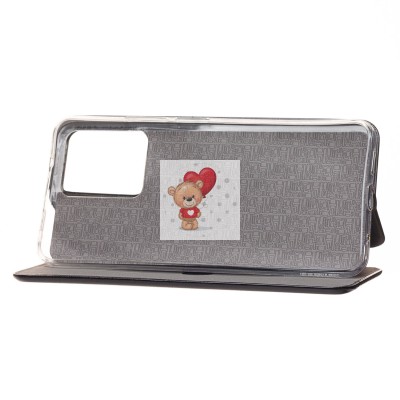 Чехол-книжка для Xiaomi Redmi Note 12 4G (черный) - BC002