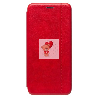 Чехол-книжка для Xiaomi Redmi Note 12 4G (красный) - BC002