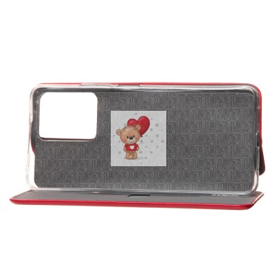 Чехол-книжка для Xiaomi Redmi Note 12 4G (красный) - BC002 Чехол-книжка для Xiaomi Redmi Note 12 4G (красный) - BC002