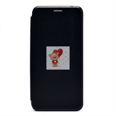 Чехол-книжка для Xiaomi Redmi Note 13 4G Global (черный) - BC002