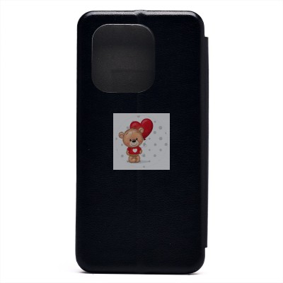 Чехол-книжка для Xiaomi Redmi Note 13 4G Global (черный) - BC002 Чехол-книжка для Xiaomi Redmi Note 13 4G Global (черный) - BC002