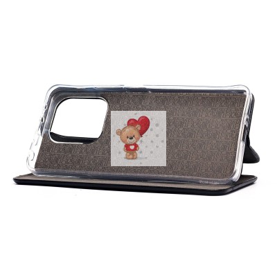 Чехол-книжка для Xiaomi Redmi Note 13 4G Global (черный) - BC002 Чехол-книжка для Xiaomi Redmi Note 13 4G Global (черный) - BC002