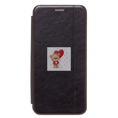 Чехол-книжка для Xiaomi Redmi Note 13 5G Global (черный) - BC002