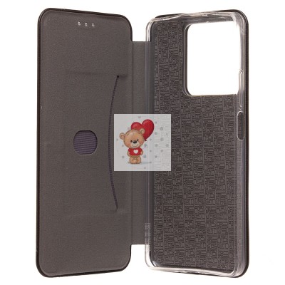 Чехол-книжка для Xiaomi Redmi Note 13 5G Global (черный) - BC002 Чехол-книжка для Xiaomi Redmi Note 13 5G Global (черный) - BC002