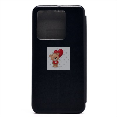 Чехол-книжка для Xiaomi Redmi Note 13 5G Global (черный) - BC002 Чехол-книжка для Xiaomi Redmi Note 13 5G Global (черный) - BC002