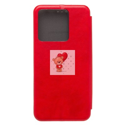 Чехол-книжка для Xiaomi Redmi Note 13 5G Global (красный) - BC002 Чехол-книжка для Xiaomi Redmi Note 13 5G Global (красный) - BC002