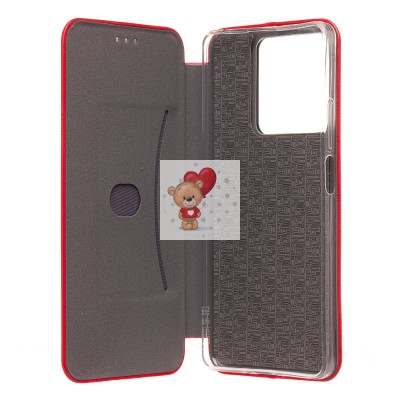 Чехол-книжка для Xiaomi Redmi Note 13 5G Global (красный) - BC002 Чехол-книжка для Xiaomi Redmi Note 13 5G Global (красный) - BC002