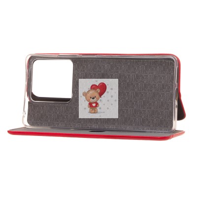 Чехол-книжка для Xiaomi Redmi Note 13 5G Global (красный) - BC002 Чехол-книжка для Xiaomi Redmi Note 13 5G Global (красный) - BC002